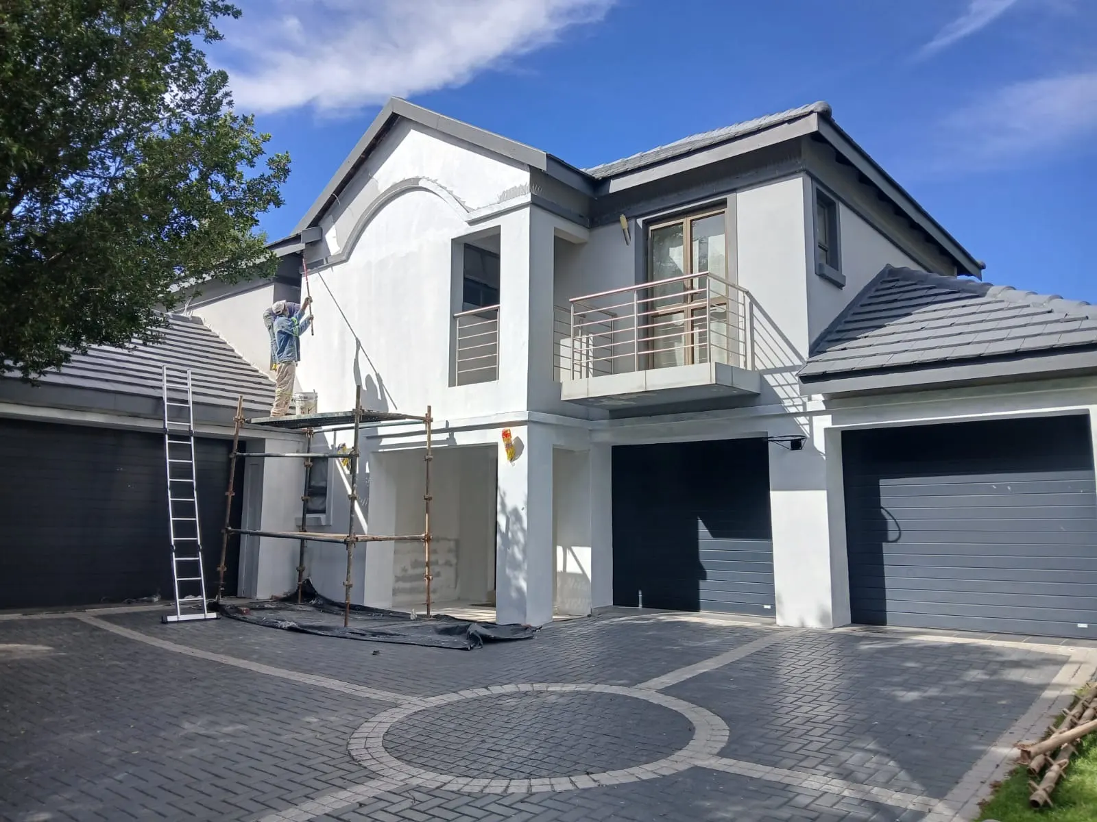 Beautifully painted house exterior showing premium finish quality in Sandton